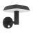Eglo Vägglampa Dreoli Solar Svart 8W 970lm - 830 Varm Vit | IP65 - Rörelsesensor